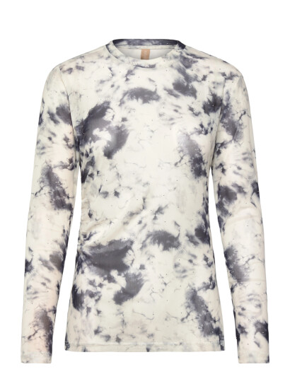 Culture Cugali Mesh Ls T Shirt   Cream   S