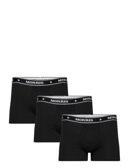 Morris Morris Boxer Brief 3-Pack Old Blue - Black - XL