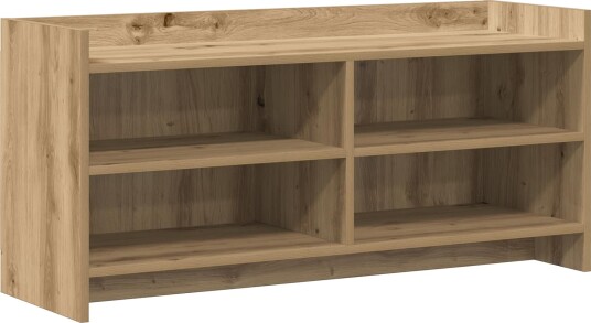 TV skap 100 x 33 x 47 cm Artisan eik Konstruert tre TV skap 100 x 33 x 47 cm Artisan eik Konstruert tre