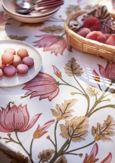 Bungalow Bordduk Flora Rose 170x300