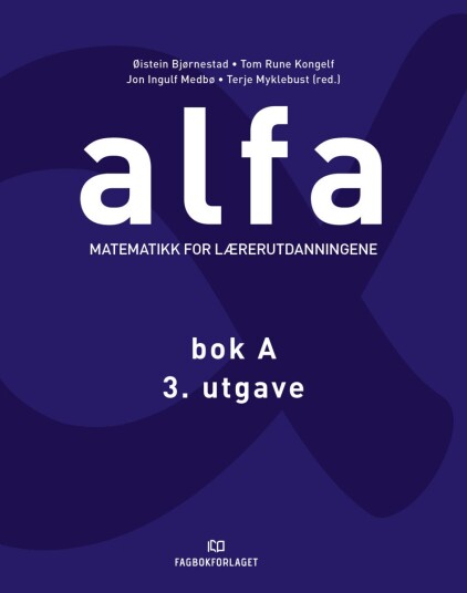 Alfa A matematikk for grunnskolelærerutdanningene