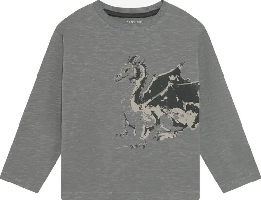Minymo T-Shirt Ls PROFILE GRAY 86