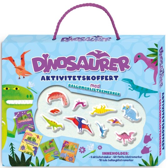 Dinosaurer. Aktivitetskoffert Dinosaurer. Aktivitetskoffert