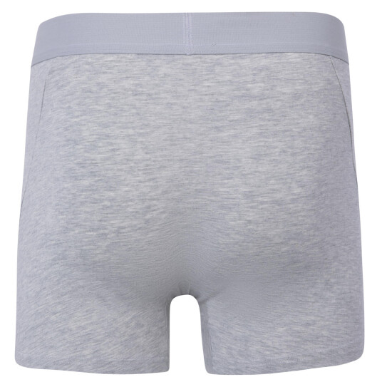 John Boxer Light Grey Melange S 2 pack bamboo boxer