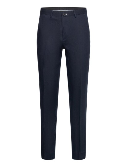 Lindbergh Black Linen Pants Blue 58