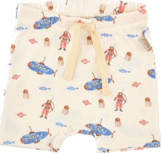 Petit Piao Shorts Trykt Undervann Petit Piao 56 Shorts Hvit