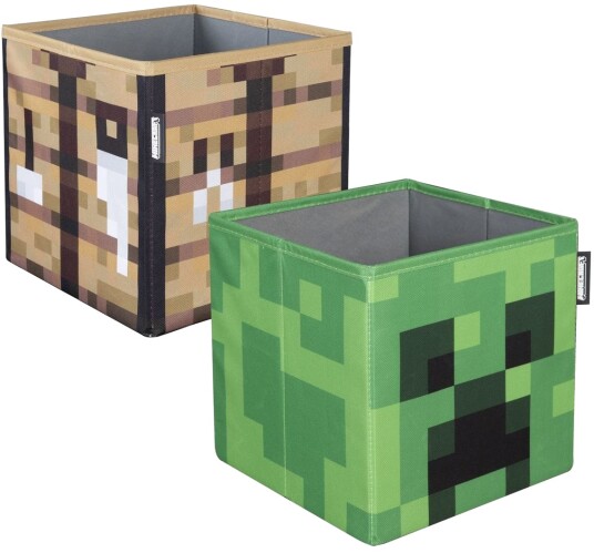 Minecraft Oppbevaringskasser 2-Pack Minecraft Oppbevaringskasser 2-Pack