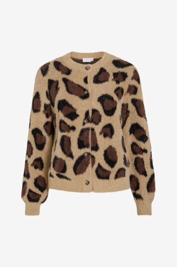 Vila Kardigan viHelly LS O neck Cardigan/ka Brun