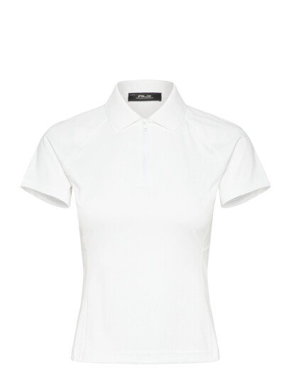 Ralph Lauren Golf Slim Fit Quarter Zip Polo Shirt White XL