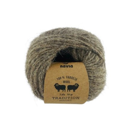 Navia Tradition Garn 903 Middels grå