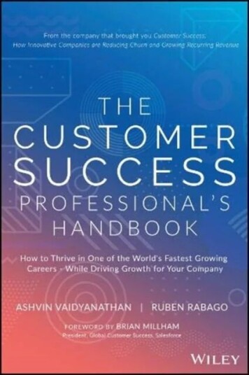 The Customer Success Professional'S Handbook Av Ashvin Vaidyanathan, Ruben Rabago