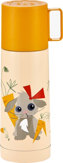 Blafre Kanin Termos 350 ml i Gul med Oppvaskmaskinsikker Plast og Stål