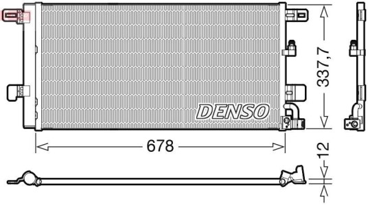 Kondensator DENSO DCN02001 Kondensator DENSO DCN02001