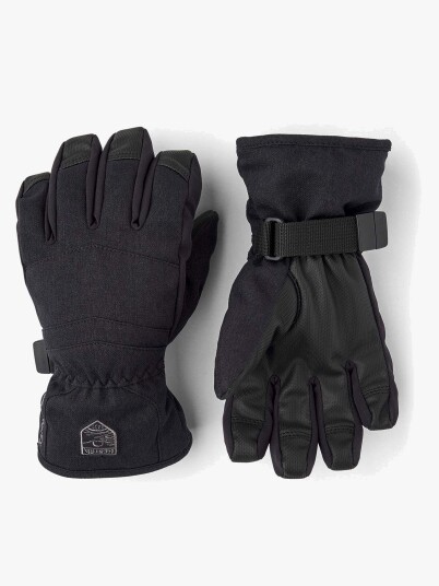 Hestra Juniors' Gore-Tex Alta 5 Finger 4, Black Hestra Juniors' Gore-Tex Alta 5 Finger 4, Black