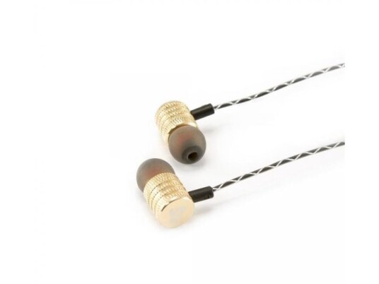 *S-Box Earphones + Mic Ep-902 Metalhus- Super Lyd- Gold
