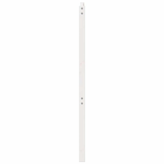 vidaXL Sengegavl hvit 206x4x100 cm heltre furu