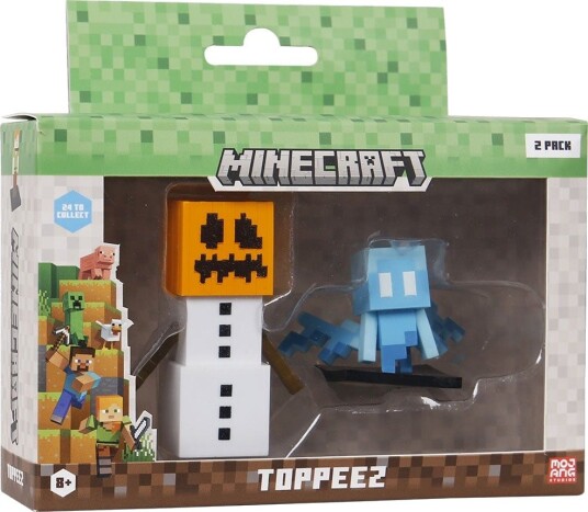 Minecraft 3D Figure 2-Pack Snow Golem & Allay