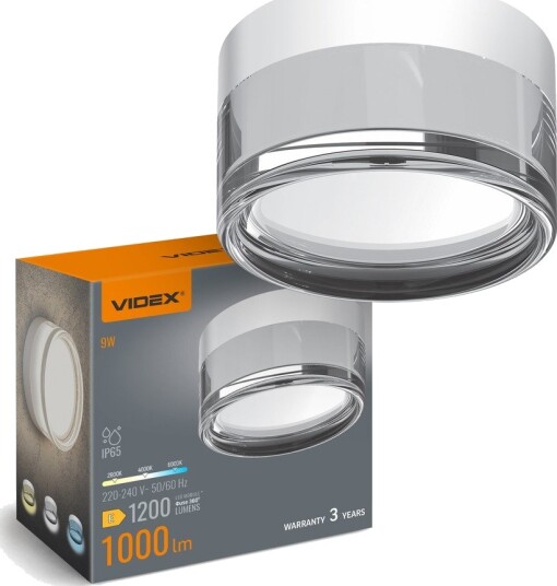 9W utendørs vegg/taklampe IP65 3CCT hvit rund Bulkhead Kulør : Nøytral 9W utendørs vegg/taklampe IP65 3CCT hvit rund Bulkhead Kulør : Nøytral