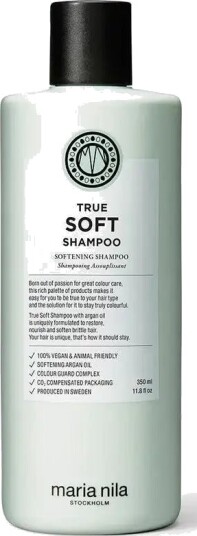 Maria Nila True Soft 350ml Sjampo med Fuktighetsgivende Egenskaper Maria Nila True Soft 350ml Sjampo med Fuktighetsgivende Egenskaper