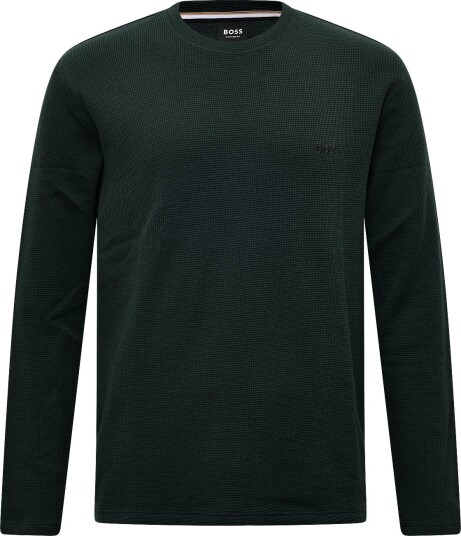 BOSS Waffle Ls Shirt DARK GREEN XXL