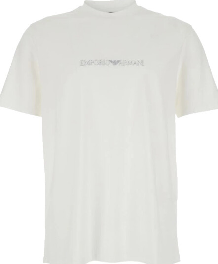 Emporio Armani Herre Topper Hvit M,