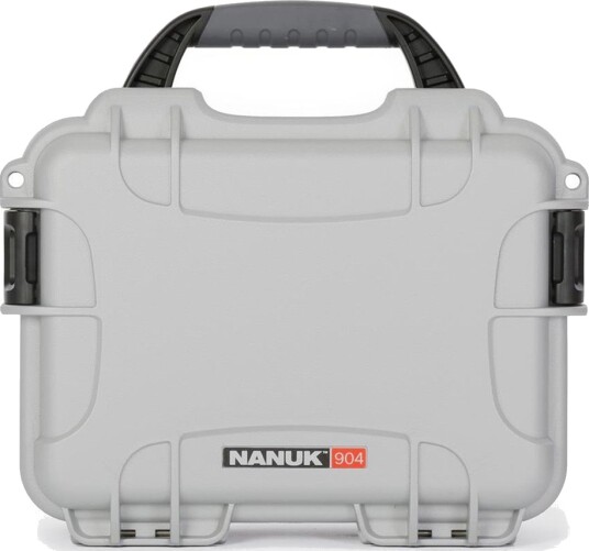 NANUK Flightcase 904 - 213x152x94mm - Sølv NANUK Flightcase 904 - 213x152x94mm - Sølv