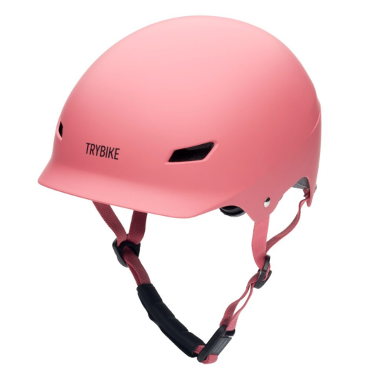 Trybike | Sykkelhjelm CoConutSmall/Medium 51 56 cm Retro Rosa
