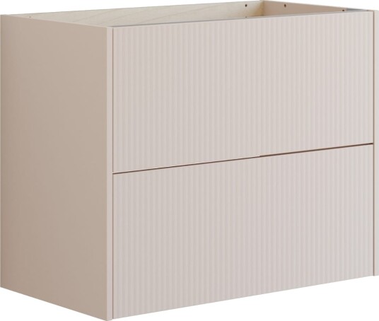 Dansani Inzo Classic Skap 2 Skuff B60 120xh64xd44cm Sand Matt / 80cm Stripet