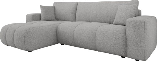 Flo Sovesofa med Sjeselong 3 seter Lys grå Flo Sovesofa med Sjeselong 3 seter Lys grå