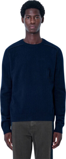 Maison Margiela Herre Strikkevarer Blå XL,