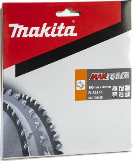 Makita Makforce Sirkelsagblad - Ø190x30mm - 12T