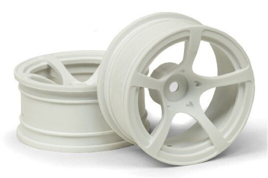 D5 WHEEL WHITE (9MM/2PCS)