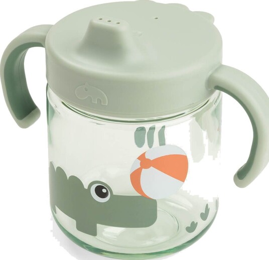 Done By Deer Learning Spout Cup 2-Handle Playground Green