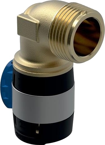 Geberit Flowfit 90° Bøjning med Udvendigt Gevind, 20 mm x 3/4" Blyfri Rødgods