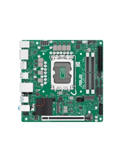 ASUS PRO Q870I-C Mini-ITX Hovedkort med LGA1851, DDR5 og USB-C ASUS PRO Q870I-C Mini-ITX Hovedkort med LGA1851, DDR5 og USB-C