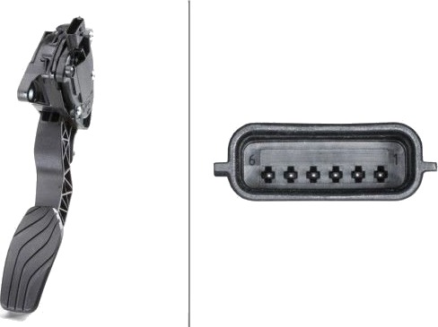Sensor kjørepedalstilling HELLA 6PV 009 978 761