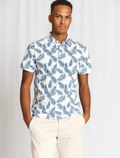 Bruun & Stengade Bs Ithaca Regular Fit Polo Shirt White S