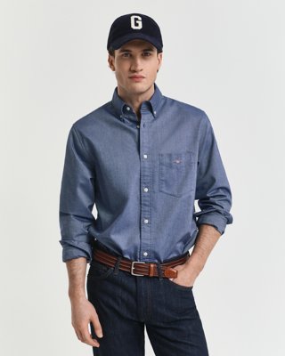 Gant Oxfordskjorte i regular fit PERSIAN BLUE M