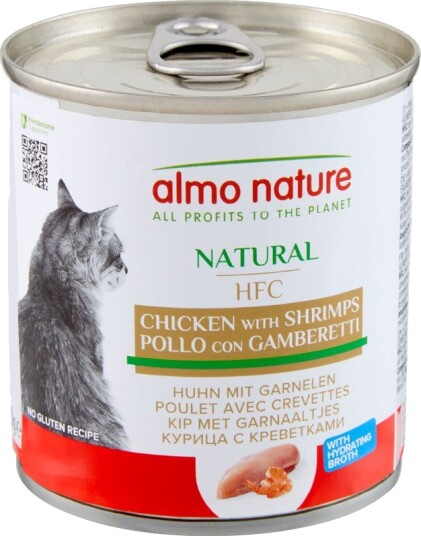Almo Nature Hfc Våtfôr Sparepakke Hfc Natural & Reker Kylling 24 X 280 G
