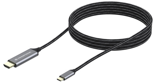 CONCEPTRONIC Kabel USB-C 3.0 -> HDMI 4K60Hz 2.00m gr CONCEPTRONIC Kabel USB-C 3.0 -> HDMI 4K60Hz 2.00m gr