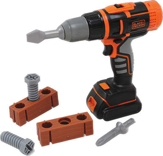 Smoby Smoby Black+Decker Mechanical Drill And Accessories - Multi/patterned - ONE SIZE