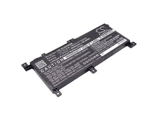 Asus X556UA-DM981T batteri (5000 mAh 7.6 V, Sort)