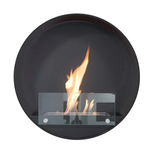 Scandiflames Delaware rund biopeis 60 cm sort Svart Scandiflames Delaware rund biopeis 60 cm sort Svart