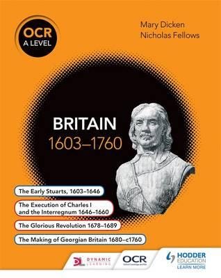 Ocr A Level History: Britain 1603-1760 Av Nicholas Fellows, Mary Dicken