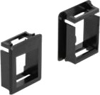 Delock Modulenhet For Platetrykklåsholder Case Mountable Svart En Pakke 4