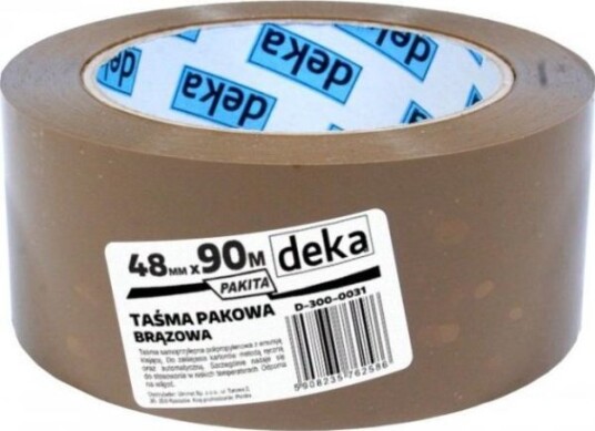 Deka Pakketape Pakita Brun 48Mm*90M Deka Pakketape Pakita Brun 48Mm*90M