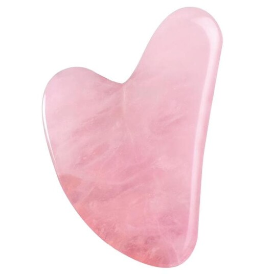 Otego Naturlig Gua Sha Jade Rose Quartz Stone Face Board Tool