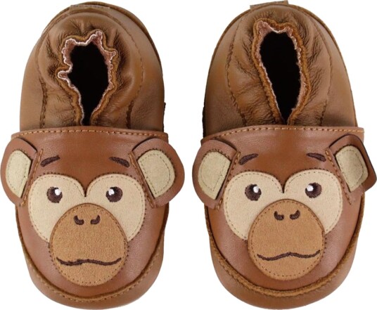Melton   Tøfler i Skinn Monkey Cognac   24 25