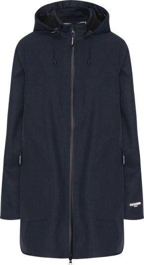 Ilse Jacobsen Women's Raincoat 135 Long Dark Indigo 36