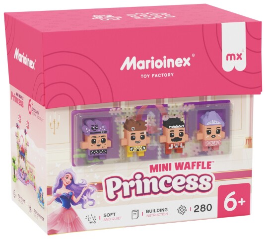 Marioinex Mini Waffle Prinsessesett Byggeklosser 280 Dele Marioinex Mini Waffle Prinsessesett Byggeklosser 280 Dele
